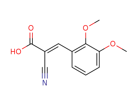2-cyano-3t-(2,3-dimethoxy-phenyl)-acrylic acid