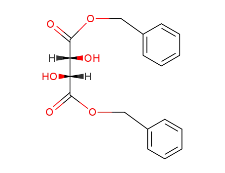 Molecular Structure of 622-00-4 (L-TARTARIC ACID DIBENZYL ESTER)