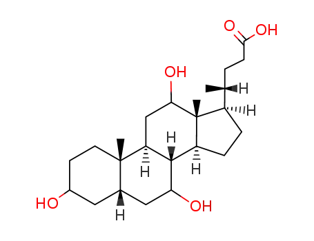 3,7,12-trihydroxy-5β-cholan-24-oic acid