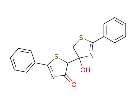 4-hydroxy-2,2'-diphenyl-4,5-dihydro-[4,5']bithiazolyl-4'-one