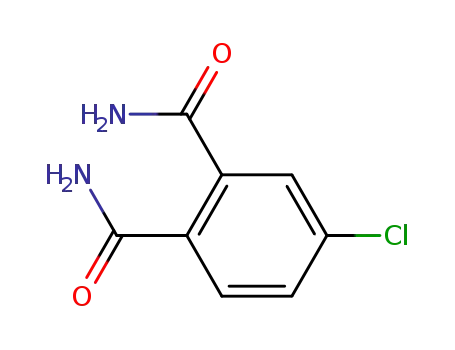 Molecular Structure of 96385-49-8 (1,2-Benzenedicarboxamide, 4-chloro-)