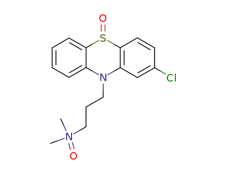 Molecular Structure of 10404-90-7 (3-(2-chloro-5,10-dioxido-10H-phenothiazin-10-yl)-N,N-dimethylpropan-1-amine)