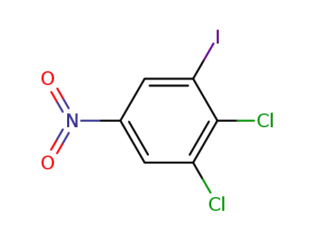 1,2-dichloro-3-iodo-5-nitro-benzene