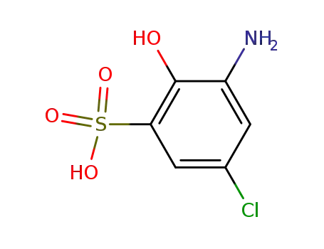 2-Amino-4-chlorophenol-6-sulfonic acid 88-23-3