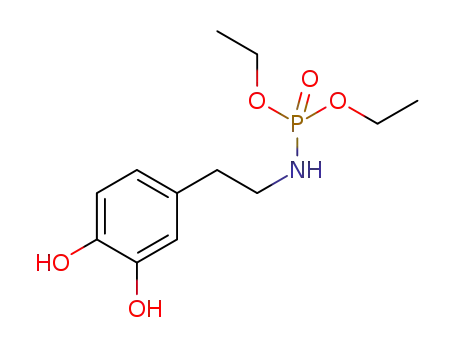 diethyl 3,4-dihydroxyphenethylphosphoramidate
