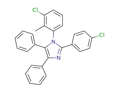 1-(3-chloro-2-methylphenyl)-2(4-chlorophenyl)-4,5-diphenyl-1H-imidazole