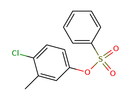 benzenesulfonic acid-(4-chloro-3-methyl-phenyl ester)