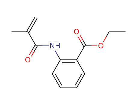 Benzoic acid, 2-[(2-methyl-1-oxo-2-propenyl)amino]-, ethyl ester