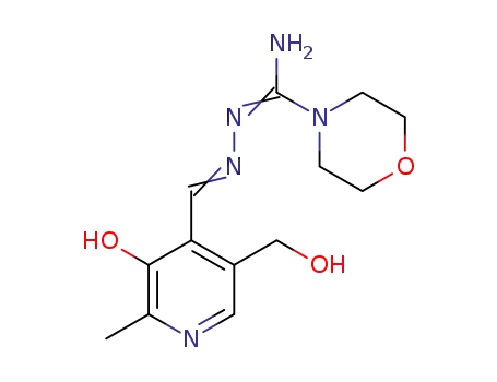 3-hydroxy-5-hydroxymethyl-2-methylpyridin-4-ylmethylene(3-morpholino) semicarbazide