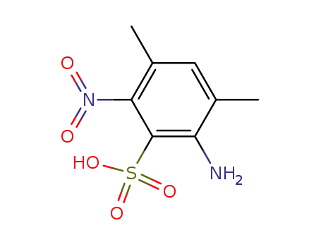 2-amino-3,5-dimethyl-6-nitro-benzenesulfonic acid