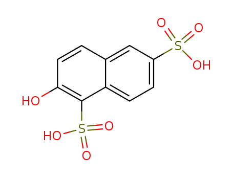 Molecular Structure of 69422-83-9 (1,6-Naphthalenedisulfonic acid, 2-hydroxy-)
