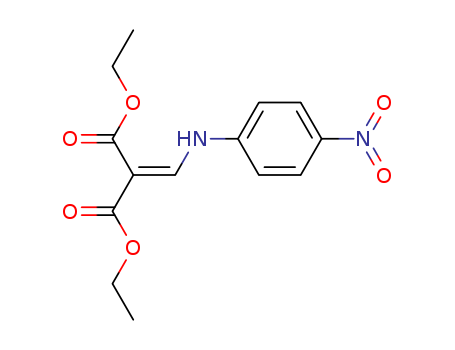 diethyl 2-[[(4-nitrophenyl)amino]methylidene]propanedioate cas  78596-42-6