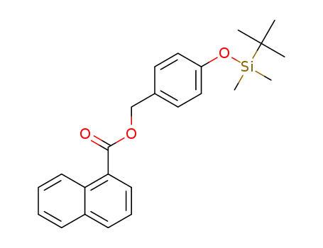 4-((tert-butyldimethylsilyl)oxy)benzyl 1-naphthoate