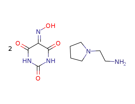 2-pyrrolidin-1-yl-ethylammonium bis(violurate)