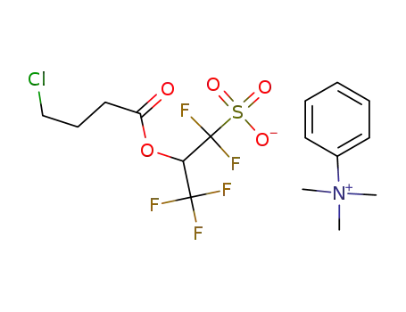 C7H7ClF5O5S(1-)*C9H14N(1+)