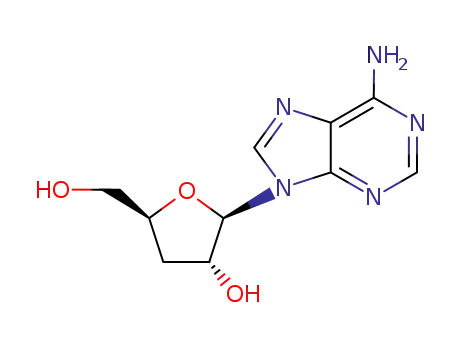 Molecular Structure of 73-03-0 (Cordycepin)