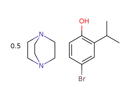 4-bromo-2-isopropylphenol hemi-DABCO