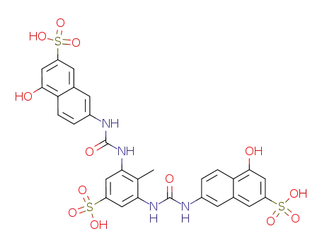 2,6-bis-[N'-(5-hydroxy-7-sulfo-[2]naphthyl)-ureido]-toluene-4-sulfonic acid