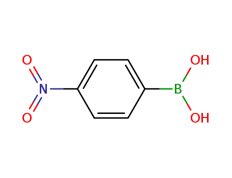 Molecular Structure of 24067-17-2 (4-Nitrophenylboronic acid)