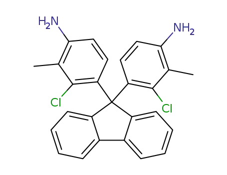 9,9-bis[2-chloro-3-methyl-4-aminophenyl]fluorene