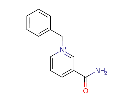 Molecular Structure of 16183-83-8 (3-(AMINOCARBONYL)-1-BENZYLPYRIDINIUM)