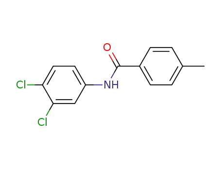 Molecular Structure of 86886-82-0 (N-(3,4-dichlorophenyl)-4-methylbenzamide)