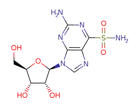 2-amino-9-β-D-ribofuranosylpurine-6-sulfonamide