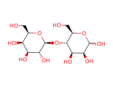 β-D-galactopyranosyl-(1->4)-D-mannopyranose