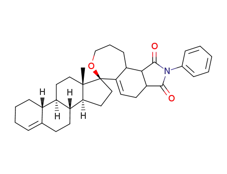 13-methyl-2'-phenyl-1,2,3,3a',4',6,7,8,8',9,9',10,10',10a',11,12,13,14,15,16-icosahydrospiro[cyclopenta[a]phenanthrene-17,6'-oxepino[4,3-e]isoindole]-1',3'(2'H,10b'H)-dione