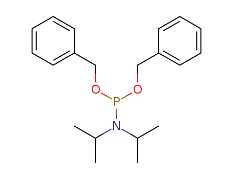 Molecular Structure of 108549-23-1 (DIBENZYL DIISOPROPYLPHOSPHORAMIDITE)