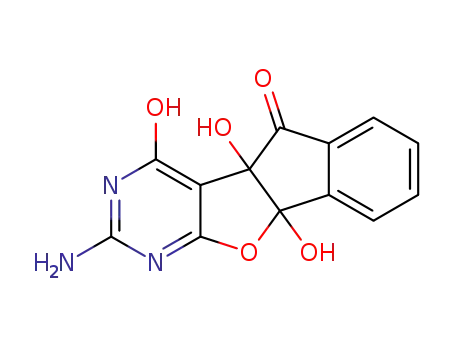 2-amino-4,4b,9b-trihydroxy-4b,9b-dihydro-5H-indeno[2',1':4,5]furo[2,3-d]pyrimidin-5-one
