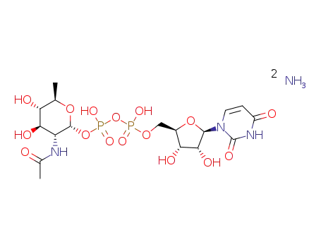 uridine 5'-diphospho-2-acetamido-2,6-dideoxy-α-D-glucopyranose diammonium salt