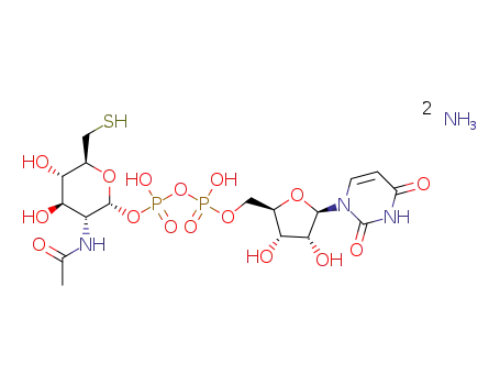 uridine 5'-diphospho-2-acetamido-2,6-dideoxy-6-thio-α-D-glucopyranose diammonium salt