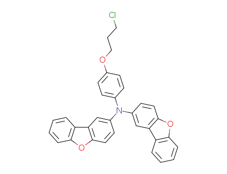 N-(4-(3-chloropropoxy)phenyl)-N-(dibenzo[b,d]furan-2-yl)dibenzo[b,d]furan-2-amine