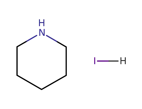 Molecular Structure of 21701-42-8 (piperidine hydroiodide)