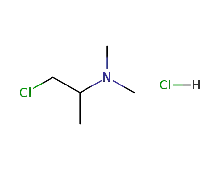2-클로로-1-메틸에틸(디메틸)아민 염산염