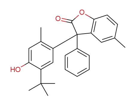 3-(5-(tert-butyl)-4-hydroxy-2-methylphenyl)-5-methyl-3-phenylbenzofuran-2(3H)-one