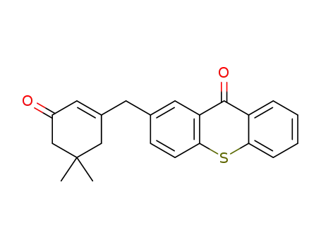 2-((5,5-dimethyl-3-oxocyclohex-1-en-1-yl)methyl)-9H-thioxanthen-9-one