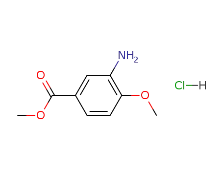 3-amino-4-methoxy-benzoic acid methyl ester; hydrochloride