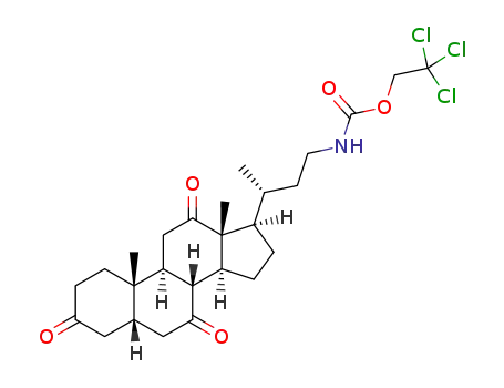 2,2,2-trichloroethyl ((R)-3-((5S,8R,9S,10S,13R,14S,17R)-10,13-dimethyl-3,7,12-trioxohexadecahydro-1H-cyclopenta[a]phenanthren-17-yl)butyl)carbamate
