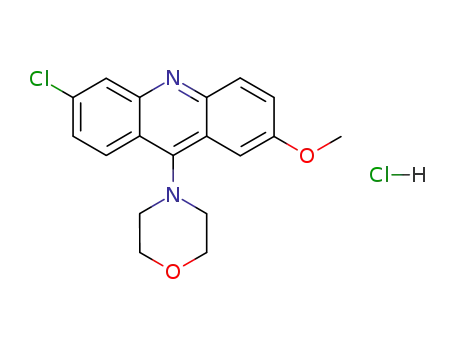 6-chloro-2-methoxy-9-morpholinoacridinium chloride