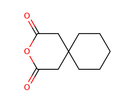 Molecular Structure of 1010-26-0 (1,1-Cyclohexane diacetic anhydride)