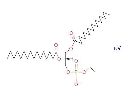 Hexadecanoic acid,  (1R)-1-[[(ethoxyhydroxyphosphinyl)oxy]methyl]-1,2-ethanediyl ester,  sodium salt