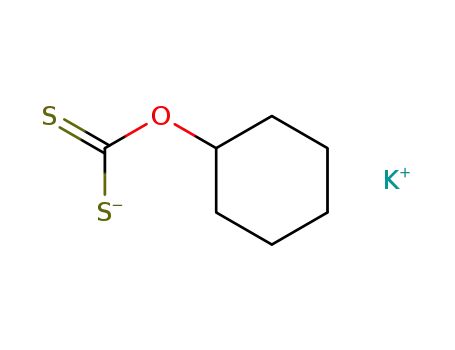 Molecular Structure of 2720-77-6 (Dithiocarbonic acid O-cyclohexyl S-potassium salt)