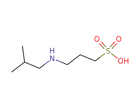 Molecular Structure of 1119-70-6 (1-Propanesulfonic acid, 3-[(2-methylpropyl)amino]-)