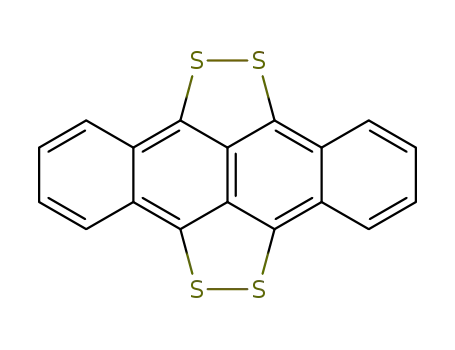 Molecular Structure of 193-44-2 (5,6,11,12-Tetrathiotetracene)