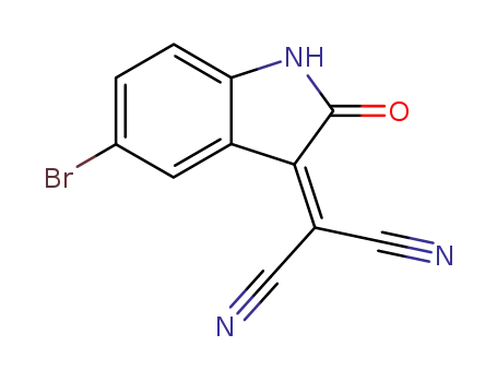 2-(5-bromo-2-oxoindolin-3-ylidene)malononitrile