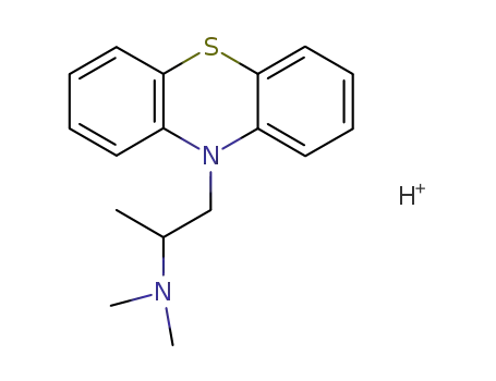 Molecular Structure of 38878-40-9 (N,N-dimethyl-1-phenothiazin-10-yl-propan-2-amine)