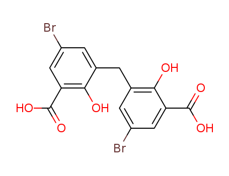 5-bromo-3-[(5-bromo-3-carboxy-2-hydroxy-phenyl)methyl]-2-hydroxy-benzoic acid cas  35232-55-4