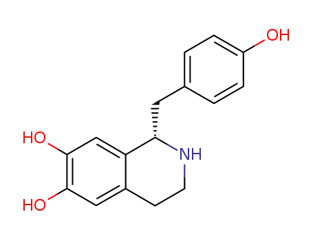 (1S)-1-(4-hydroxybenzyl)-1,2,3,4-tetrahydroisoquinoline-6,7-diol
